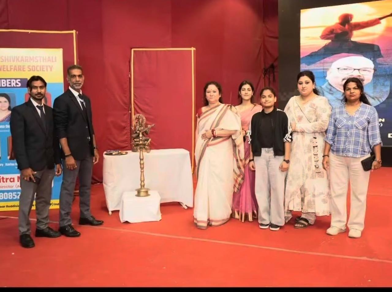The inauguration ceremony of the First Girls Open Karate Championship